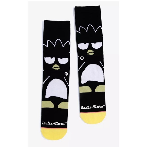 NWT Stance x Sanrio Badtz-Maru Crew Socks, M - Picture 2 of 6